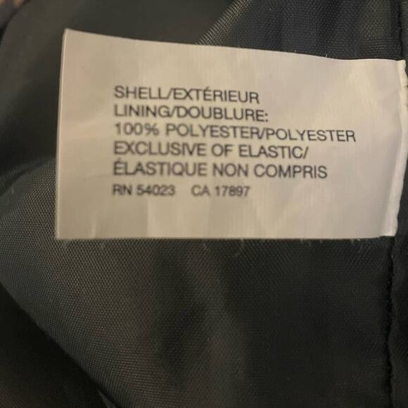 Gap Women's Navy/Tan Elastic Waist Fully Lined Mini Skirt w/ Pockets | Size M - Picture 10 of 11